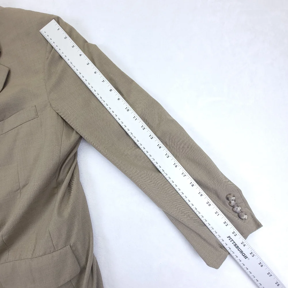 Brooks Brothers Brooksease Blazer Men's Size 43 Beige
